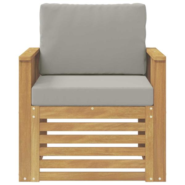 Outdoor-Sofagarnitur Polyester Weiß