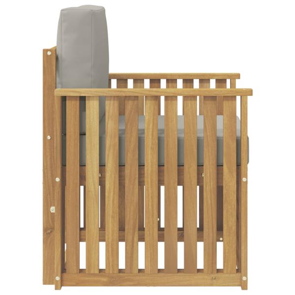 Outdoor-Sofagarnitur Polyester Weiß