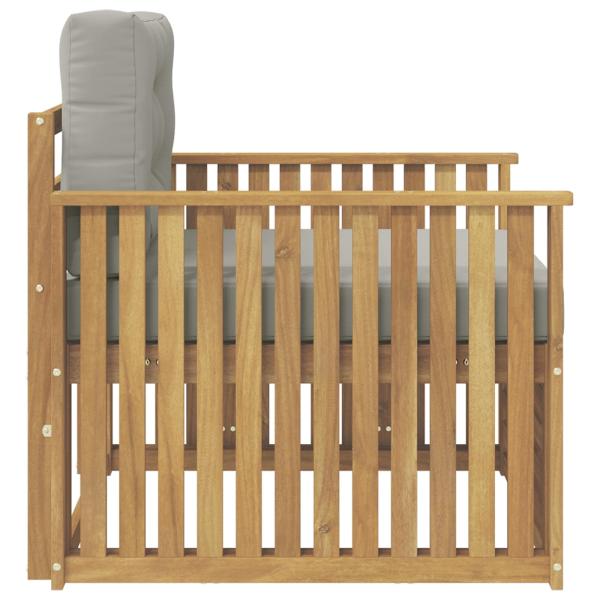 Outdoor-Sofa Polyester Weiß