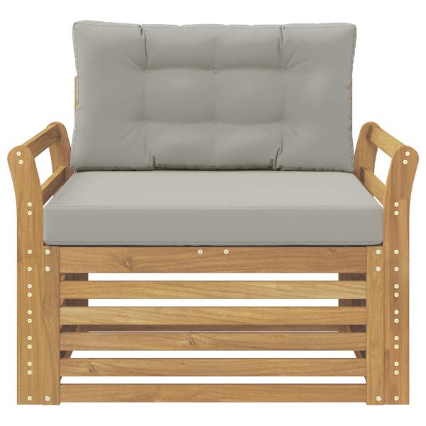 Outdoor-Sofa Polyester Weiß