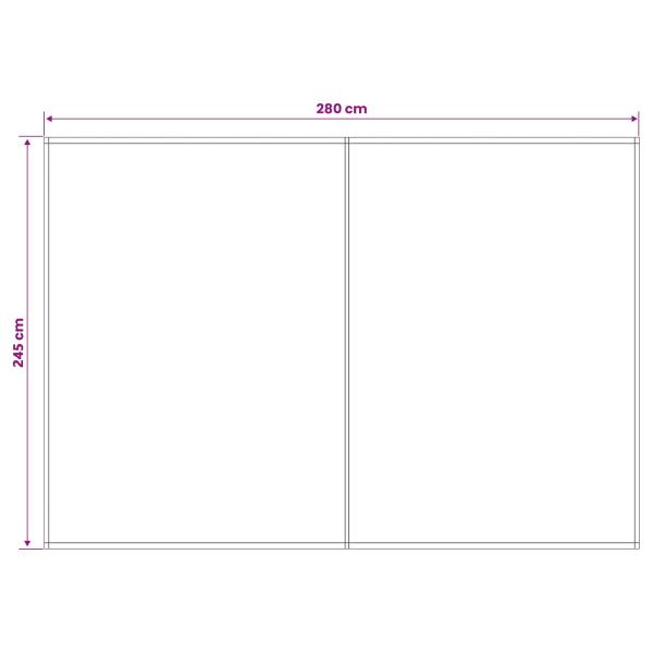 Markisenersatzstoff Orange und Braun 300 x 250 cm Polyester