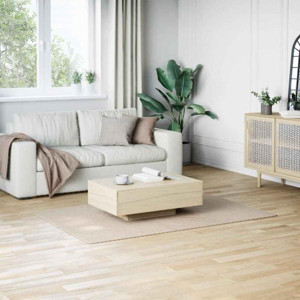 ARDEBO.de - Shaggy-Teppich Beige 120x183 cm Polyester