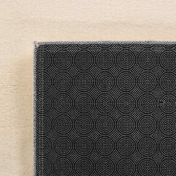 Shaggy-Teppich Beige 120x183 cm Polyester