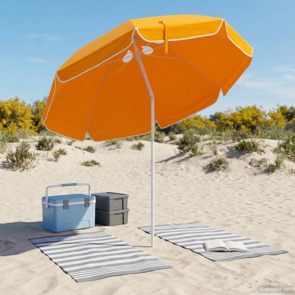Gartensonnenschirm 160 cm 170T Polyester Orange