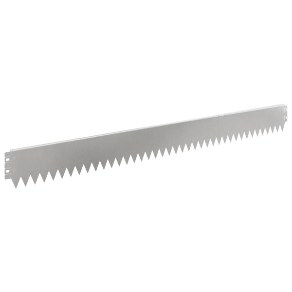 Rasenkante 20 stk. 103 x 10 cm Stahl Silber