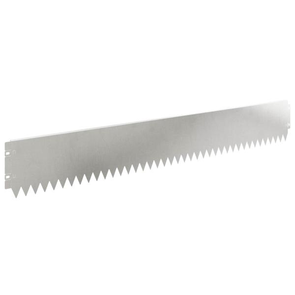 Rasenkante 10 stk. 103 x 15 cm Stahl Silber