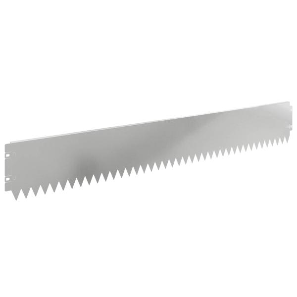 Rasenkante 20 stk. 103 x 15 cm Stahl Silber