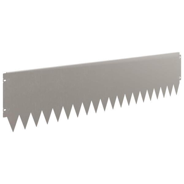 Rasenkante 20 stk. 103 x 25 cm Stahl Rostoptik