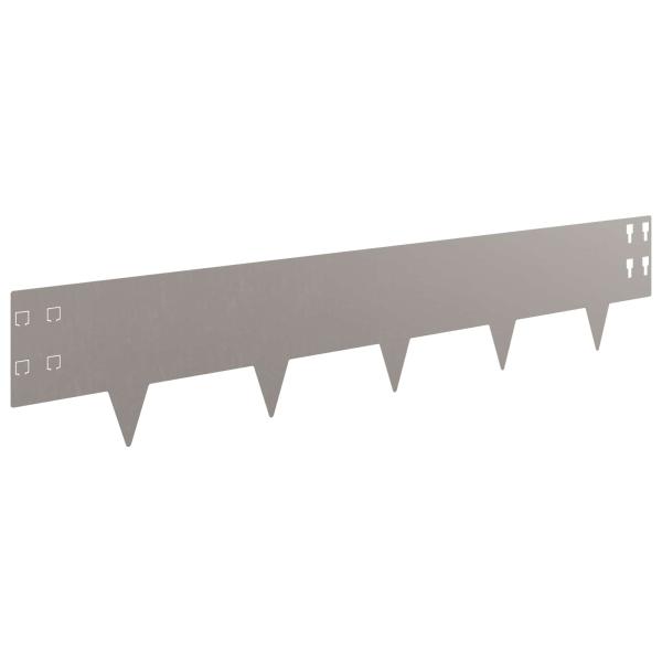 Raseneinfassung 20 Stk. 100 x 20 cm Stahl Rostig