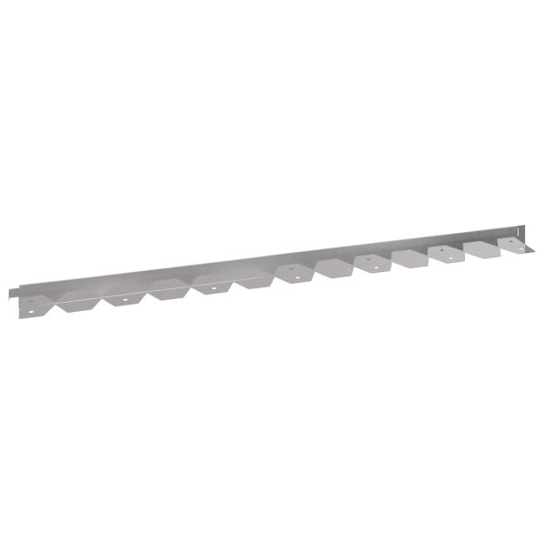 Raseneinfassung 30 stk. 102 x 4 x 4 cm Stahl Silber