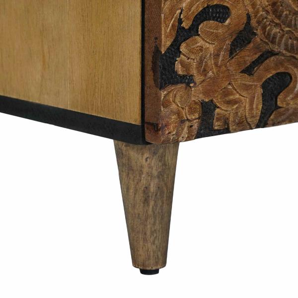 Sideboard 2 pcs Braun 60 x 33,5 x 75 cm Massivholz Mango