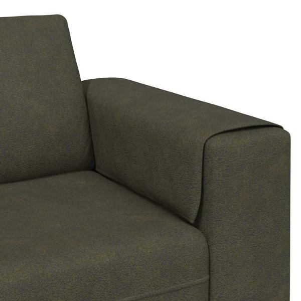 Wohnzimmer Couch Olivegrün 250 x 77 x 76 cm