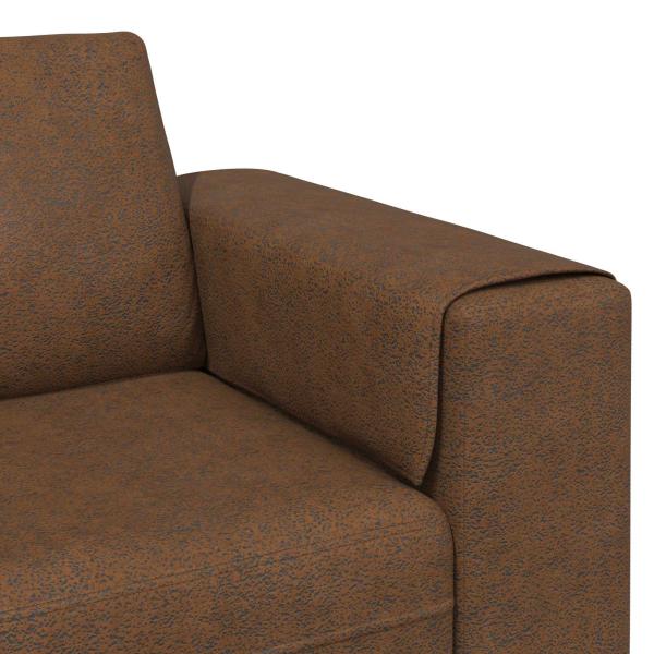 Wohnzimmer Couch 3 pcs Braun