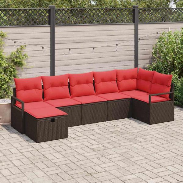 ARDEBO.de - Sofa Set 4 stk. Poly-Rattan