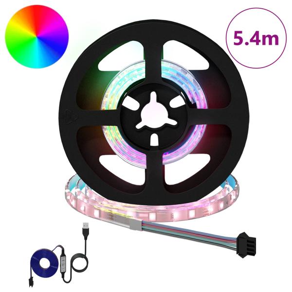 LED Streifen 12 Stk. Schwarz und Transparent