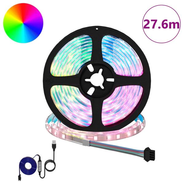 LED Streifen 12 Stk. Schwarz und Transparent