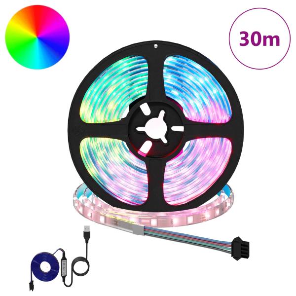 LED Streifen 12 Stk. Schwarz und Transparent
