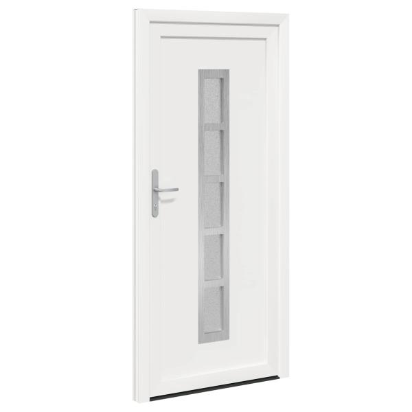 Vordertür 98 x 208 cm PVC Weiß