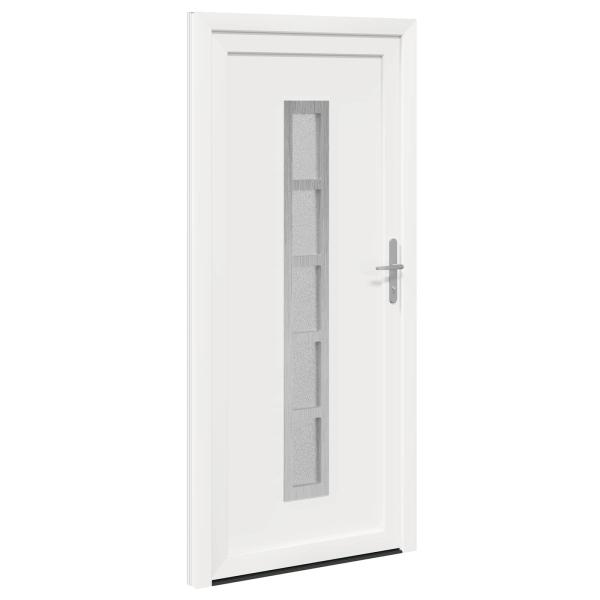 Vordertür Weiß 98 x 208 cm PVC