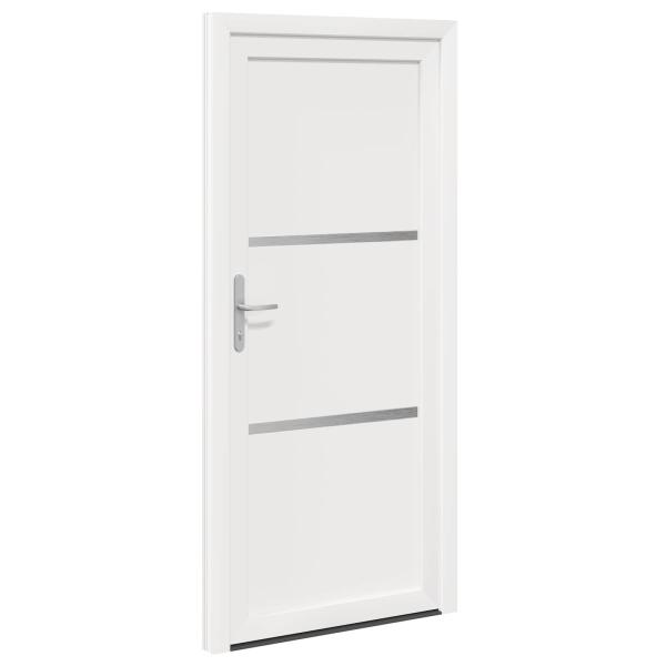 Vordertür 98 x 200 cm PVC Weiß