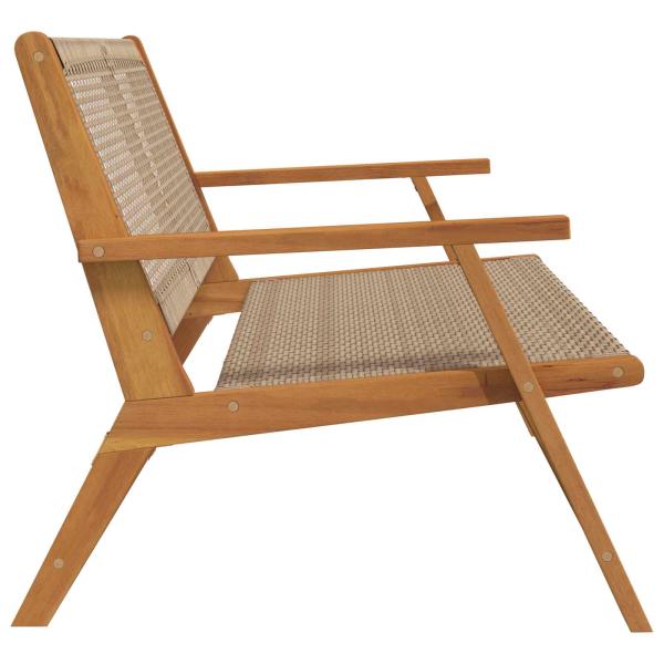 gartenmöbel Beige 122 x 78 x 73 cm Massivholz Akazie