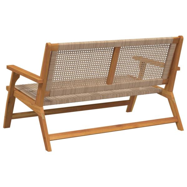 gartenmöbel Beige 122 x 78 x 73 cm Massivholz Akazie