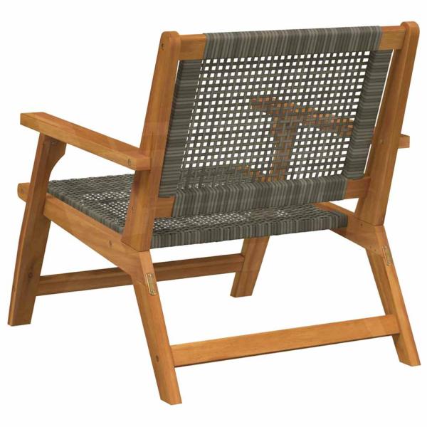 gartenmöbel 2 pcs Grau 67 x 78 x 73 cm Massivholz Akazie