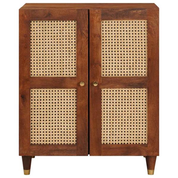 Sideboard Braun 60 x 33 x 75 cm Massivholz Mango