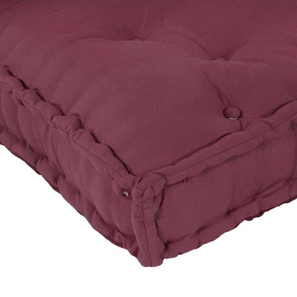 Pallet Sofa Kissen 3 Stk. Stoff Kastanienbraun 120 x 80 x 38 cm