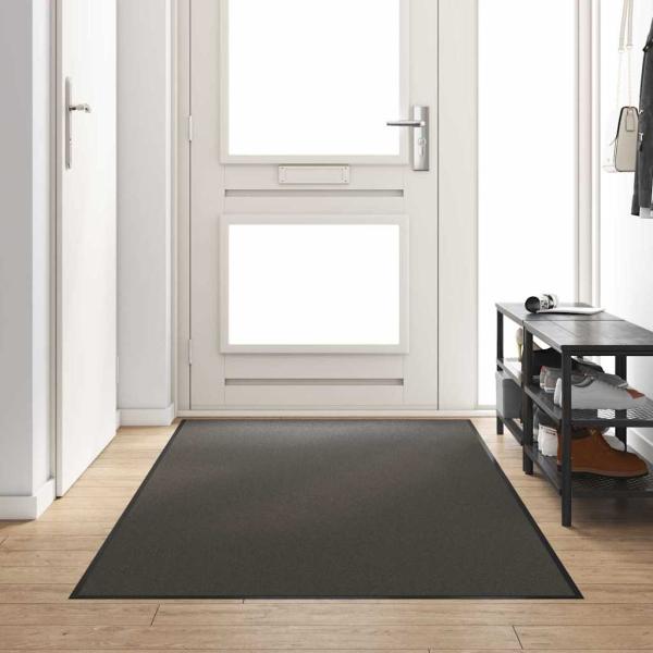 ARDEBO.de - Fußmatte Anthrazit und Schwarz 120 x 250 cm Polyamid und PVC