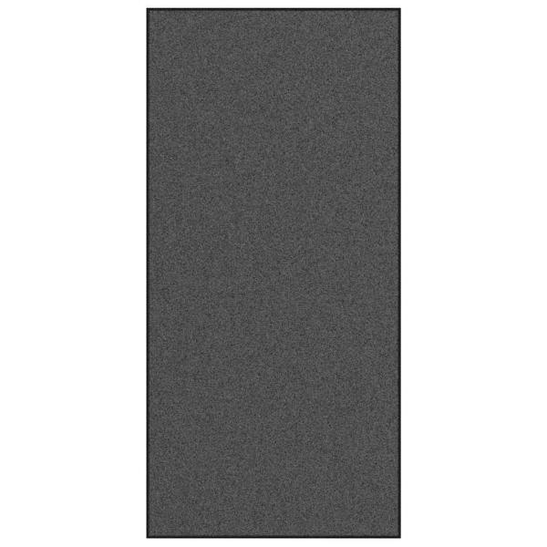 Fußmatte Anthrazit und Schwarz 120 x 250 cm Polyamid und PVC
