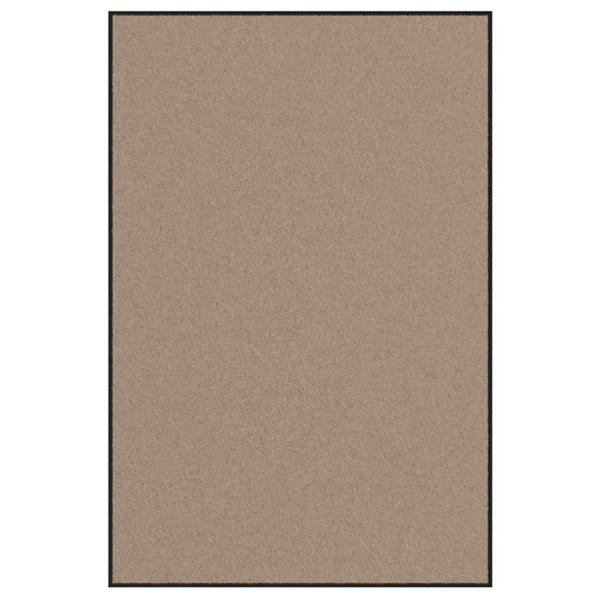 Fußmatte Beige und Schwarz 120 x 180 cm 100% Polyamid
