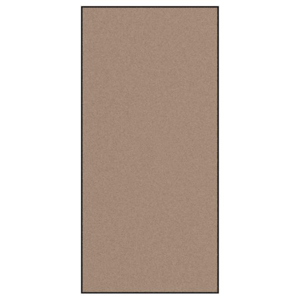 Fußmatte Beige und Schwarz 120 x 250 cm 100% Polyamid