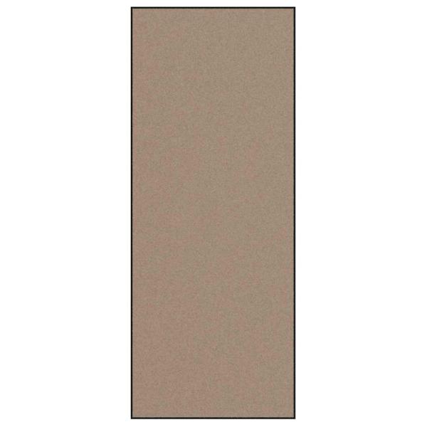 Fußmatte Beige und Schwarz 120 x 300 cm 100% Polyamid