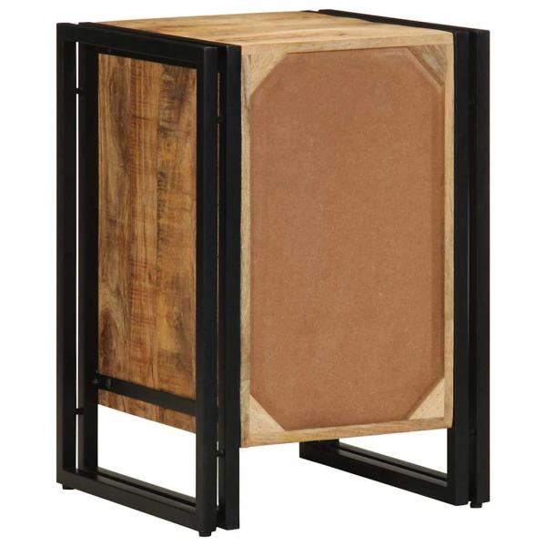 Nachttisch Braun 40 x 40 x 59 cm Massivholz Mango