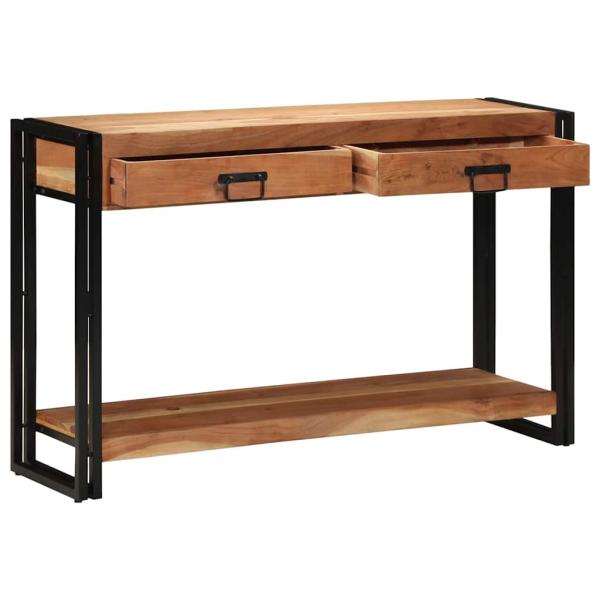 ARDEBO.de - Konsolentisch Braun 120 x 33 x 75 cm Massivholz Akazie