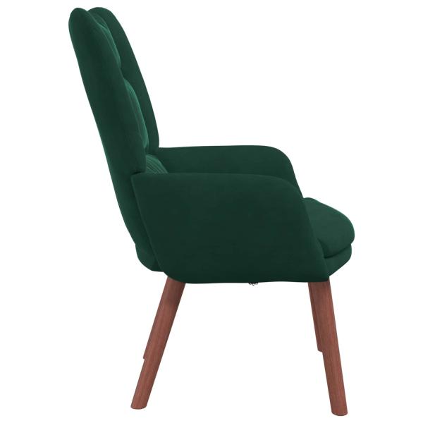Sessel Dunkelgrün 63 x 67 x 94 cm Samt