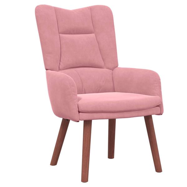 Sessel Rosa 63 x 67 x 94 cm Samt
