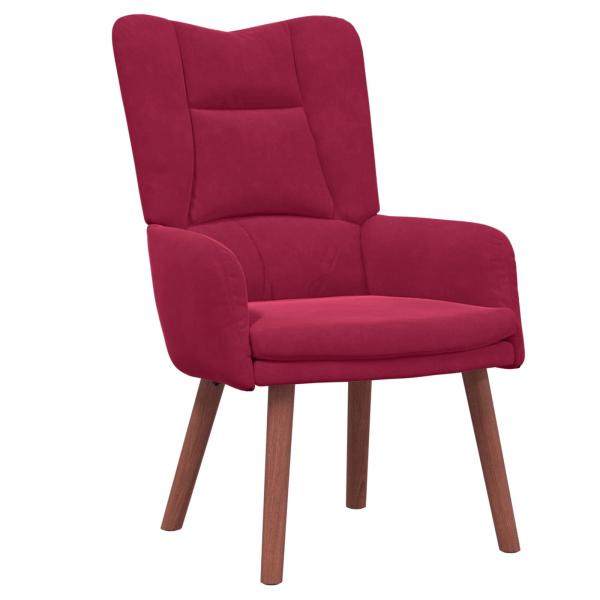 Sessel Weinrot 63 x 67 x 94 cm Samt