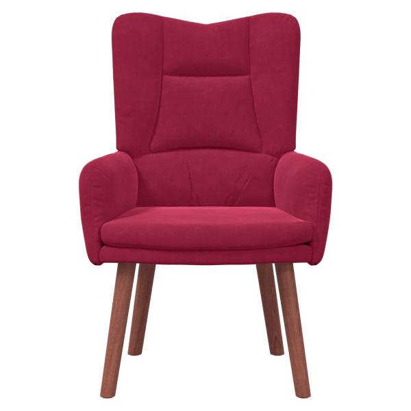 Sessel Weinrot 63 x 67 x 94 cm Samt