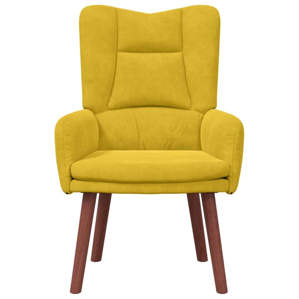 Sessel Gelb 63 x 67 x 94 cm Samt