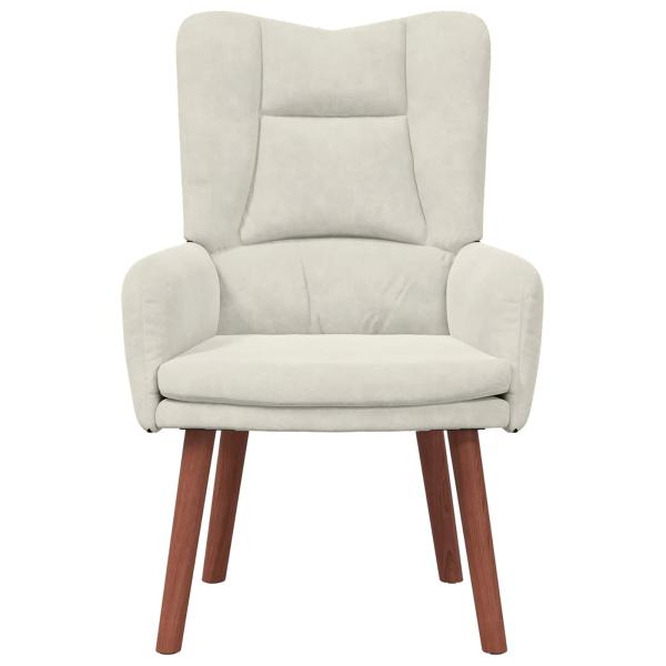 Sessel Creme 63 x 67 x 94 cm Samt