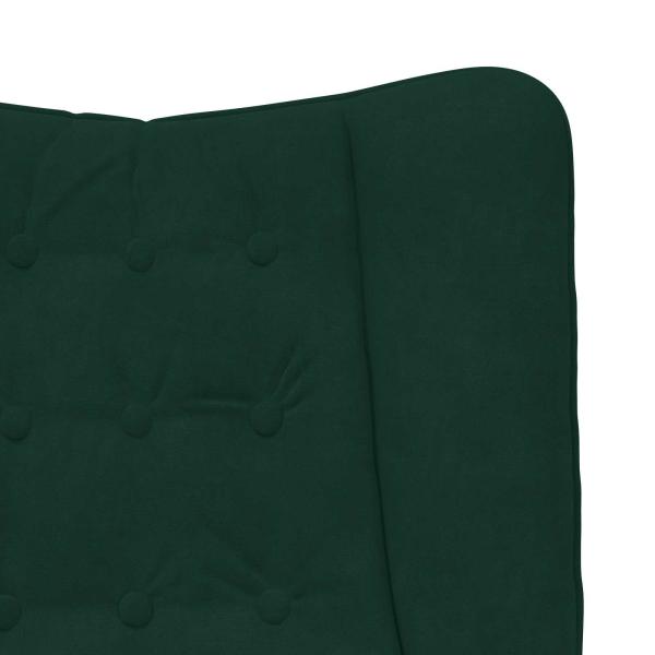 Sessel Dunkelgrün 63 x 67 x 94 cm Samt