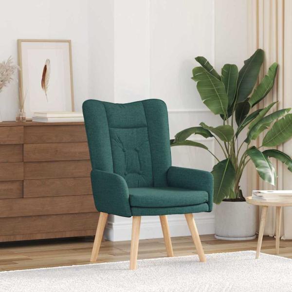 ARDEBO.de - Sessel Dunkelgrün 63 x 67 x 94 cm Stoff und Sperrholz