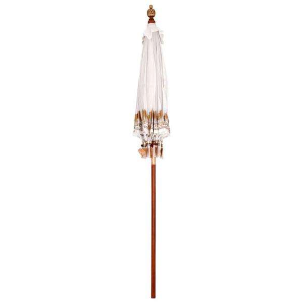 Balinesischer Sonnenschirm Creme 185 x 185 x 260 cm