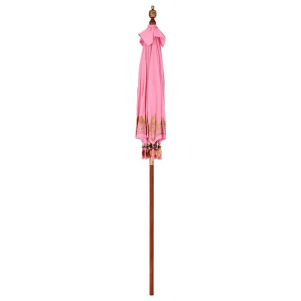 Balinesischer Sonnenschirm Rosa 185 x 185 x 260 cm