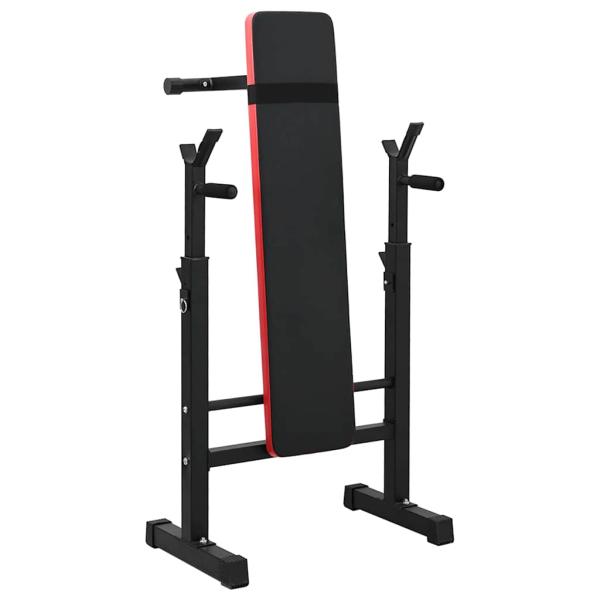 Hantelbank Schwarz 126,5 x 67 x 111 cm
