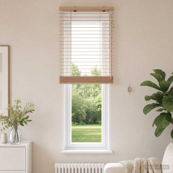 ARDEBO.de - Venezianische Jalousie Eichenoptik 65 x 130 cm 35 mm