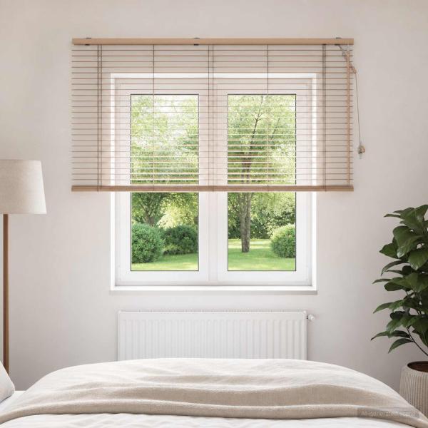 ARDEBO.de - Venezianische Jalousie Eichenoptik 160 x 130 cm 35 mm