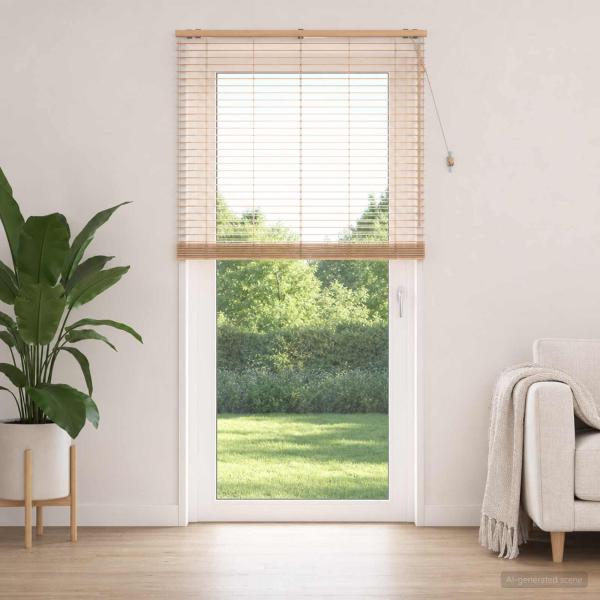 ARDEBO.de - Venezianische Jalousie Eichenoptik 125 x 250 cm 35 mm